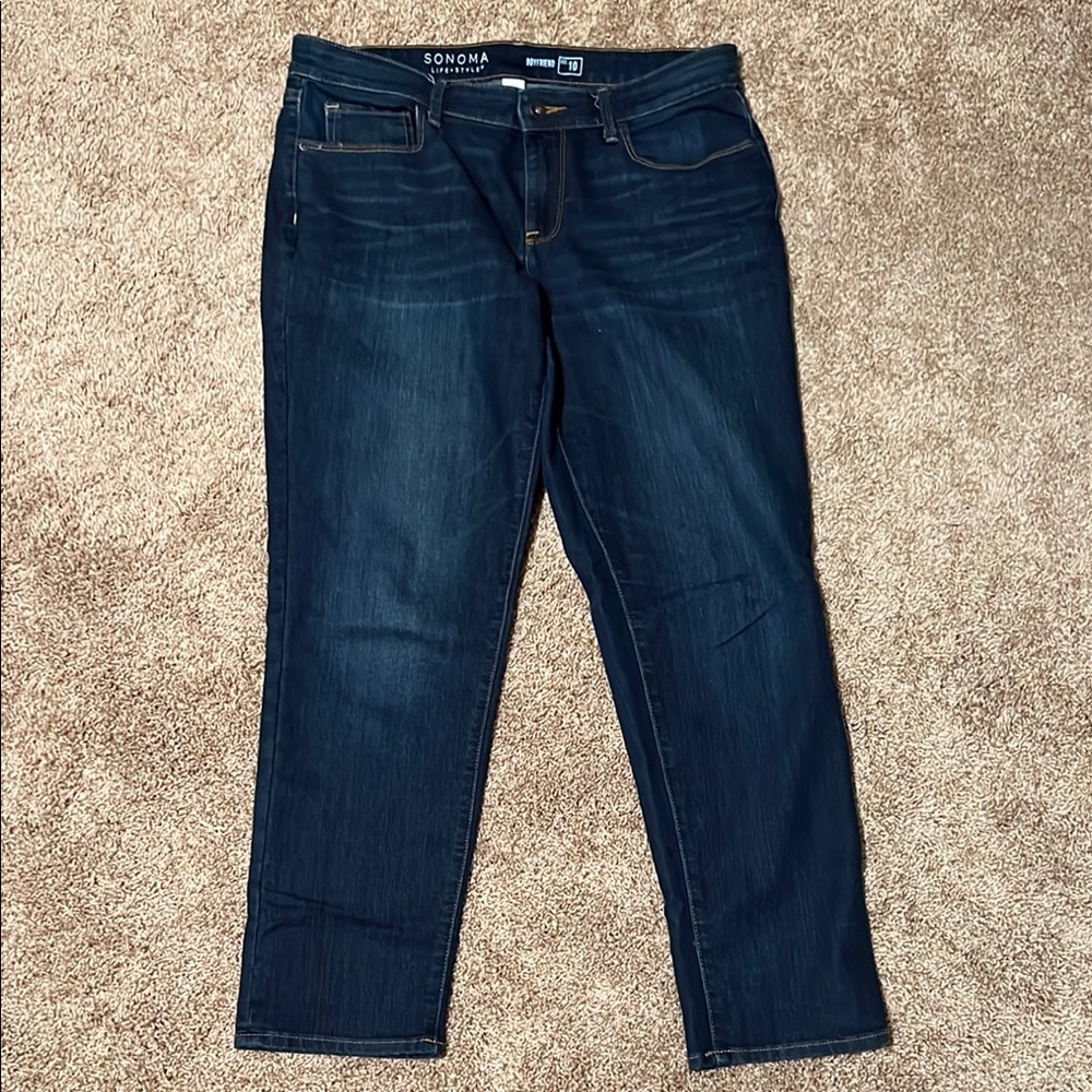 Sonoma Blue Straight Leg Jeans Classic Style